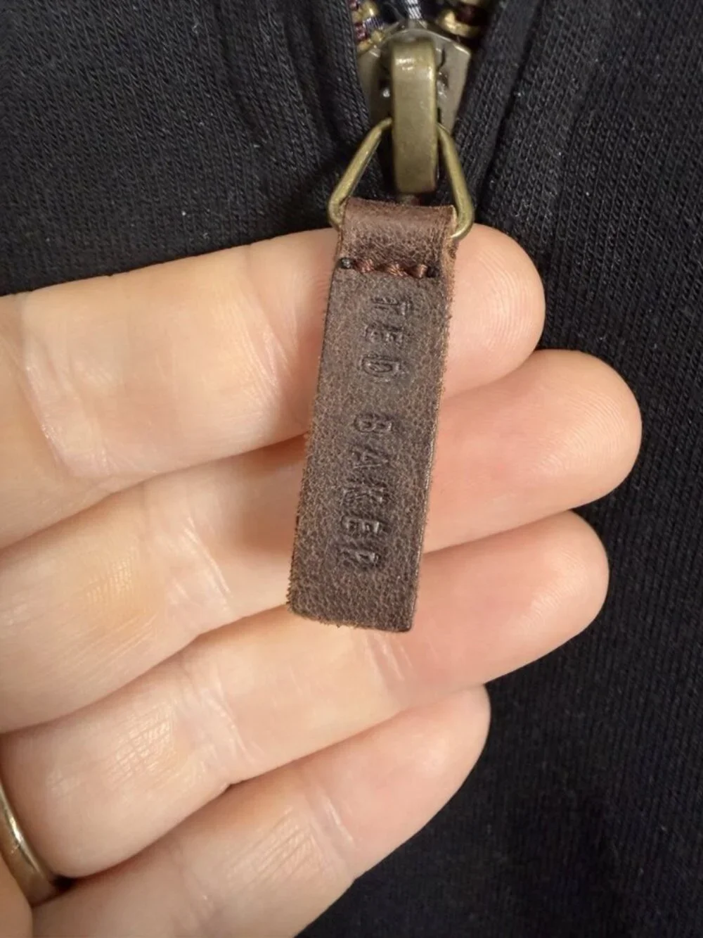 Ted Baker Quarter-Zip Mock Neck Sweater Size XL 6 Black Newbevy Preppy Work